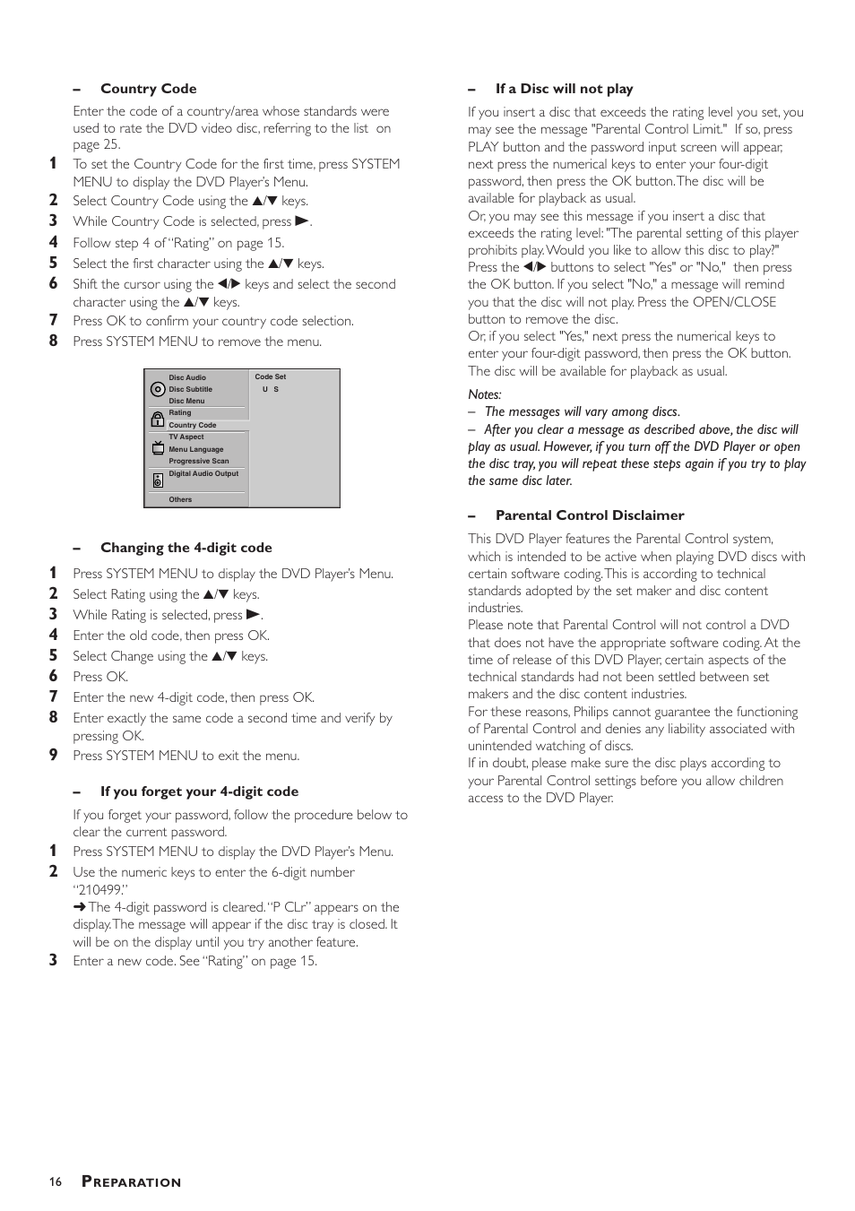 Philips DVD793C User Manual | Page 16 / 28