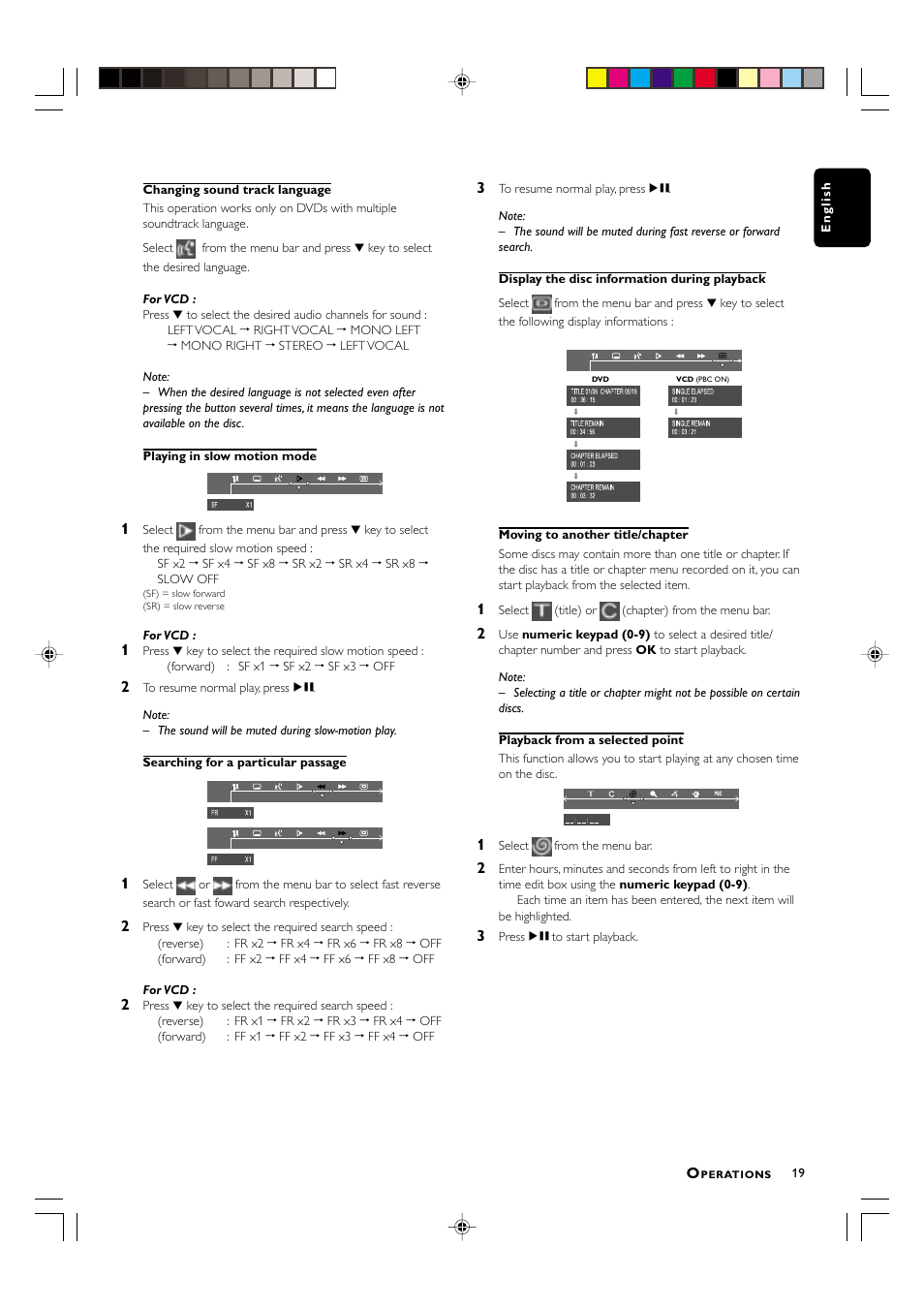 Philips MX3800D/22S User Manual | Page 19 / 24