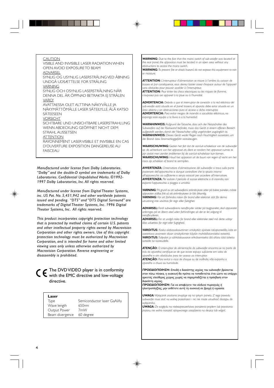 Philips MX3800D/22S User Manual | Page 4 / 24