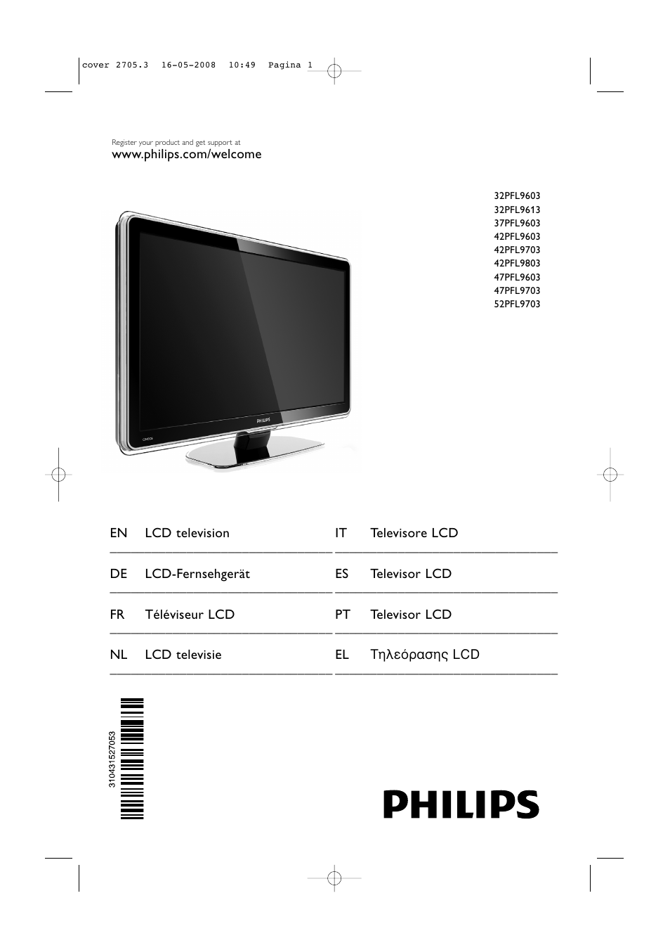 Philips 32PFL9603 User Manual | 68 pages