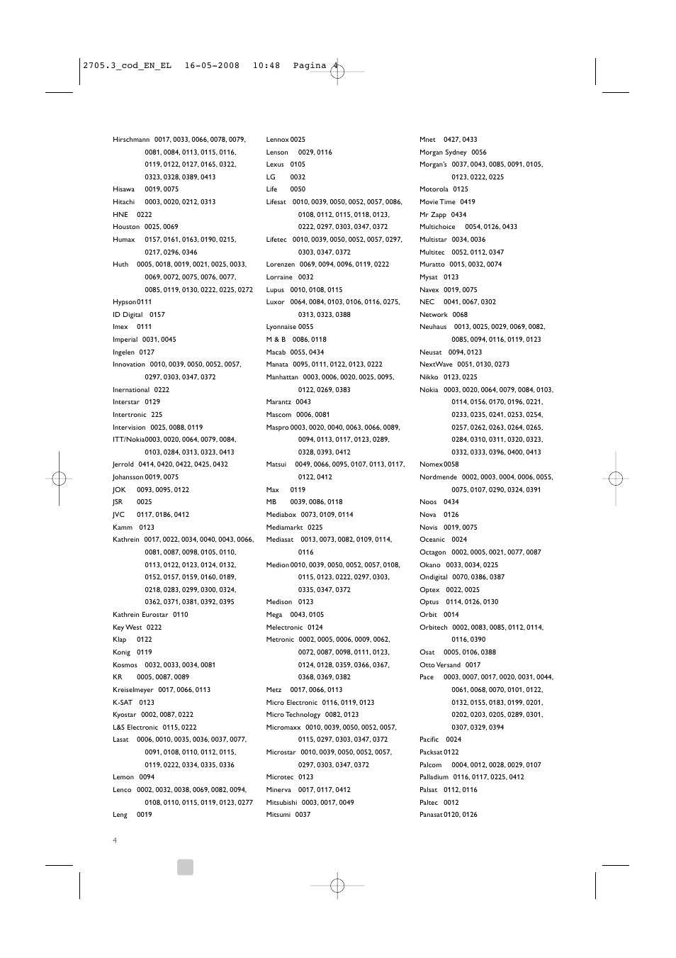 Philips 32PFL9603 User Manual | Page 64 / 68