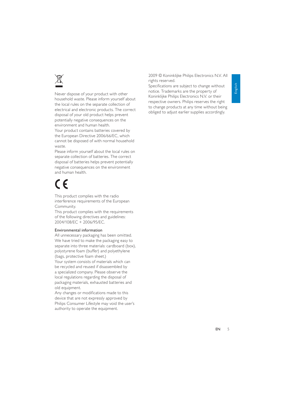 Philips CEM250 User Manual | Page 4 / 34