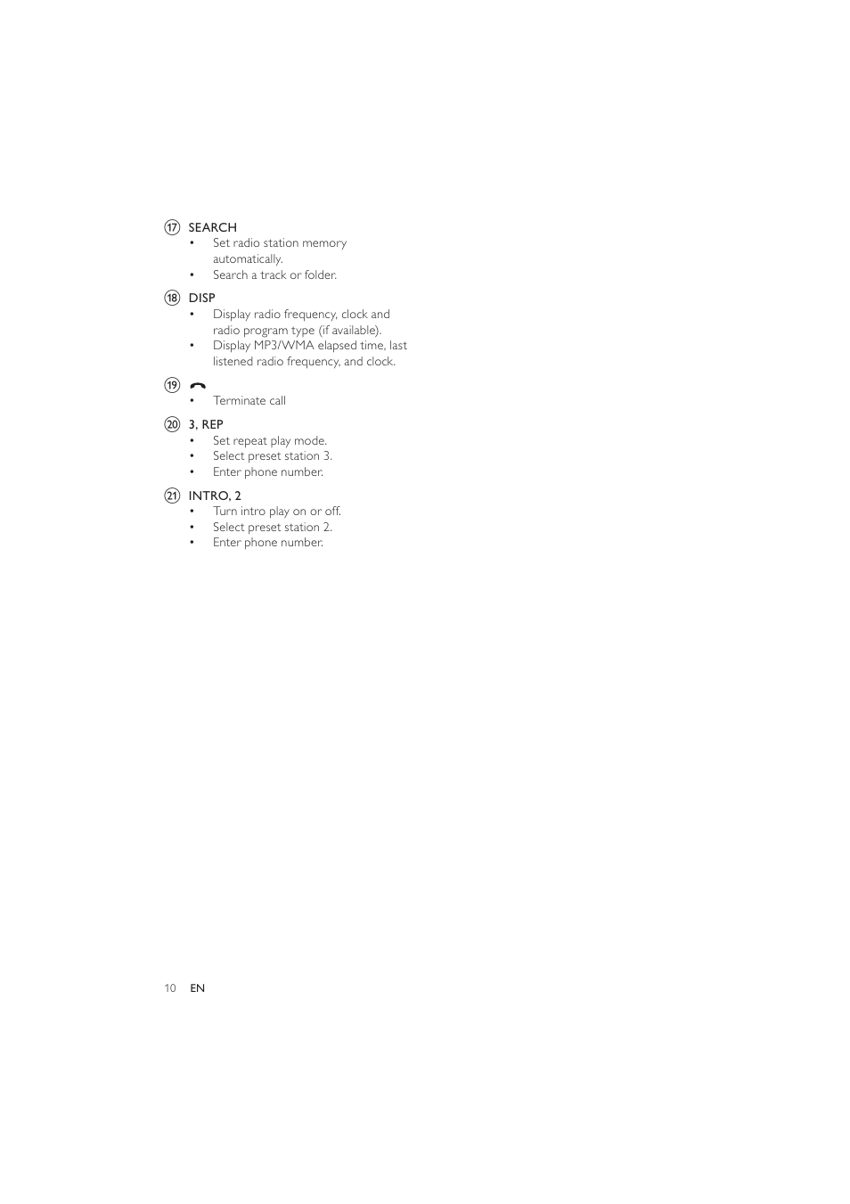 Philips CEM250 User Manual | Page 9 / 34