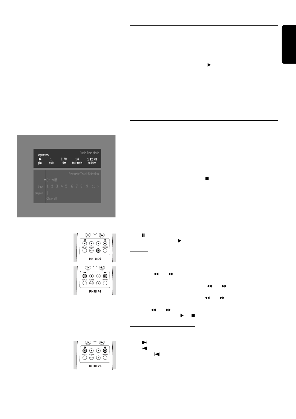 Special vcd-features, Playing an audio cd | Philips DVD750/05 User Manual | Page 29 / 34