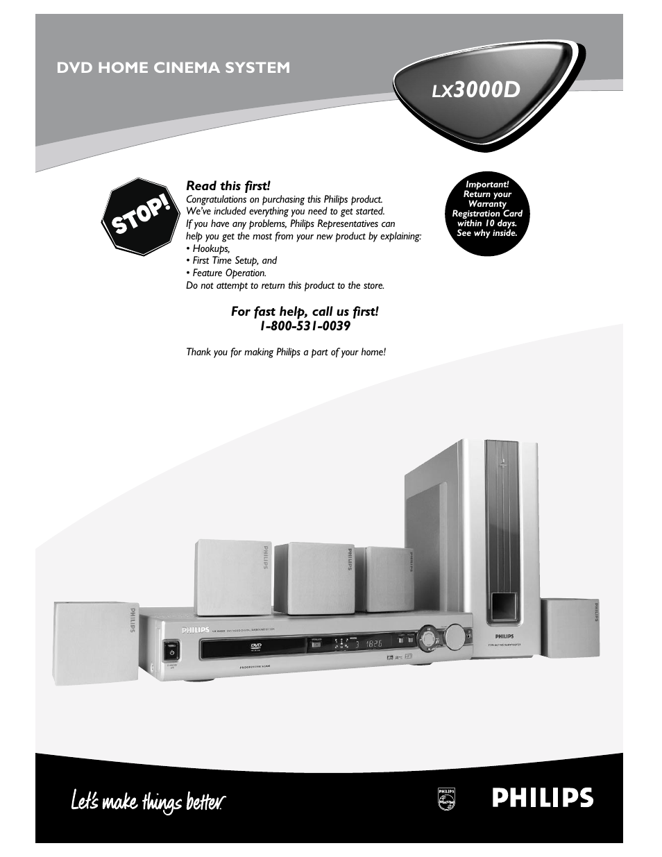 Philips LX3000 User Manual | 44 pages