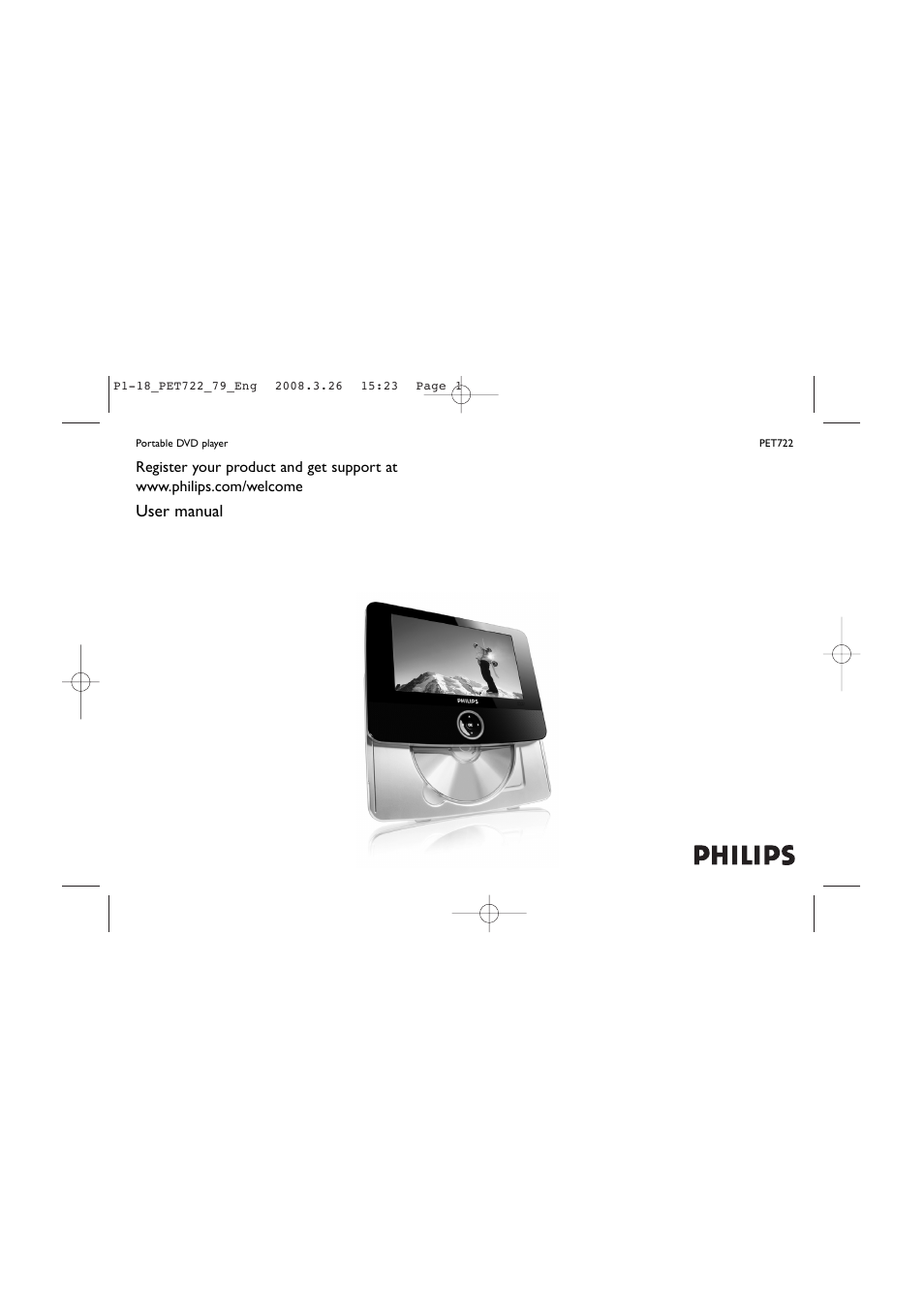 Philips PET722 User Manual | 18 pages