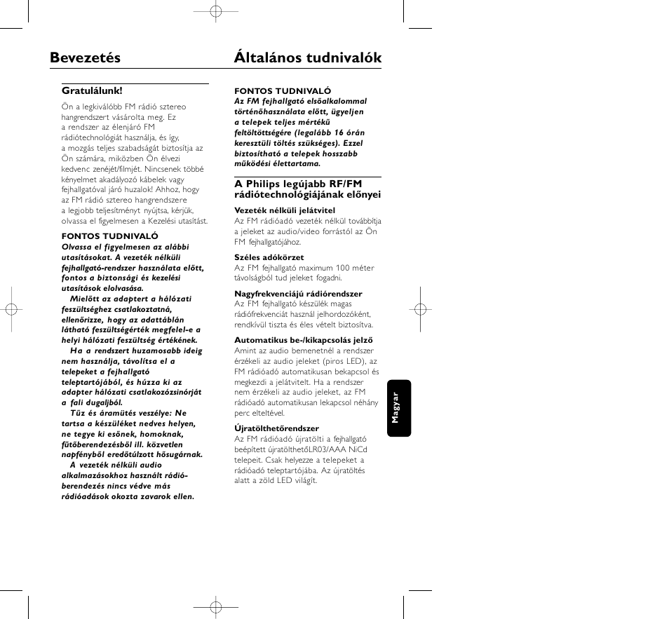 Bevezetés általános tudnivalók | Philips HC8350 User Manual | Page 95 / 117