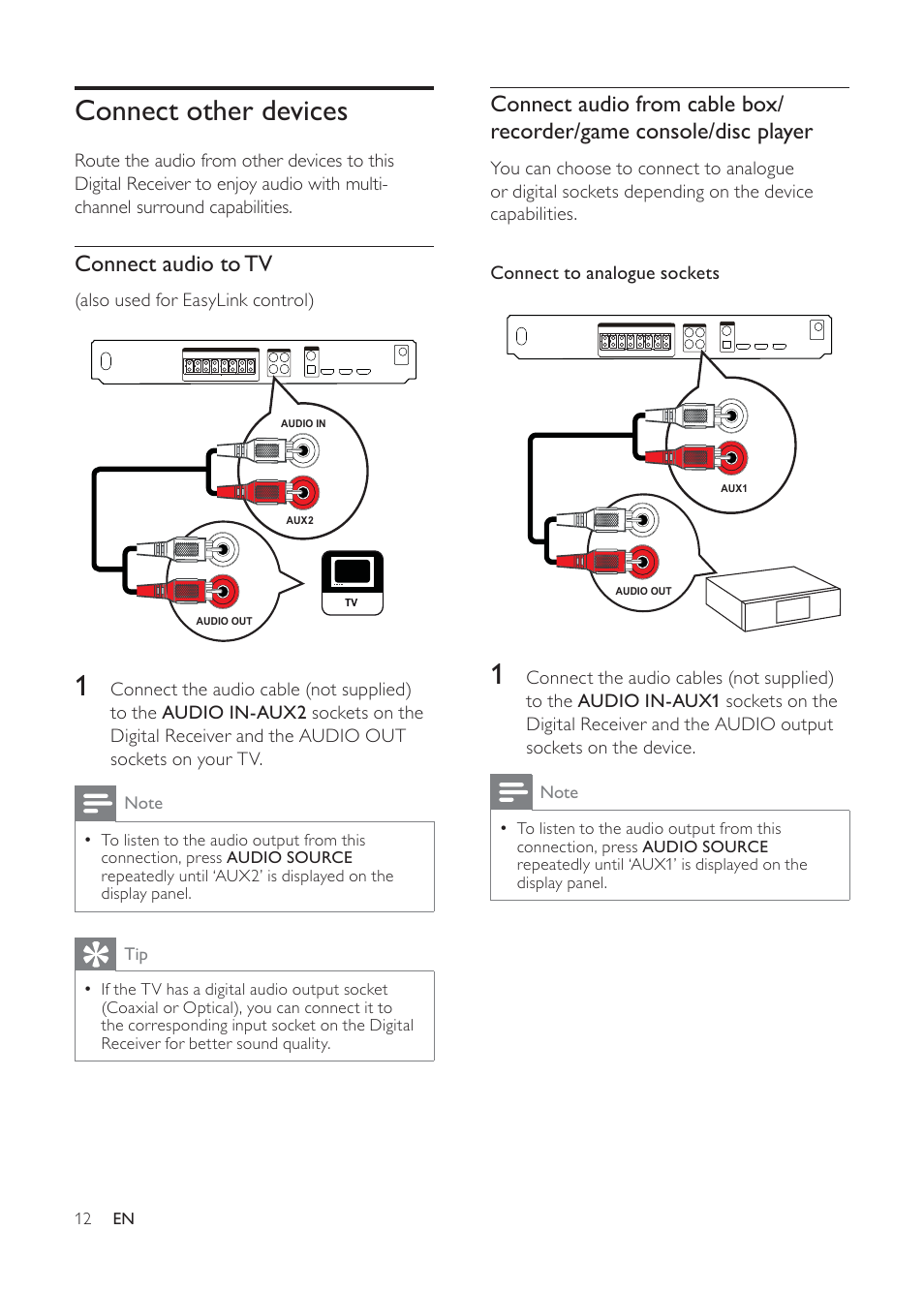 Philips HTR5224 User Manual | Page 12 / 26