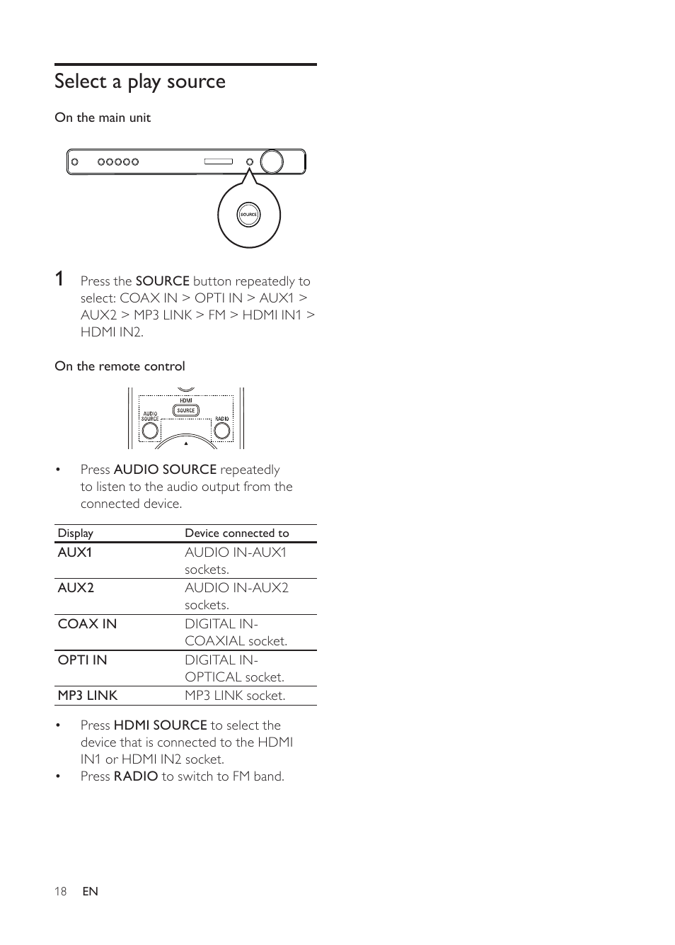 Philips HTR5224 User Manual | Page 18 / 26