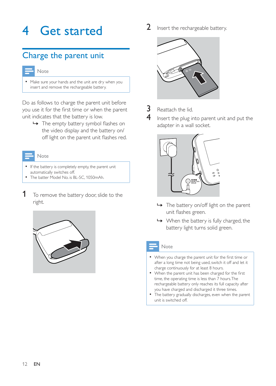 4 get started | Philips SCD610 User Manual | Page 11 / 22