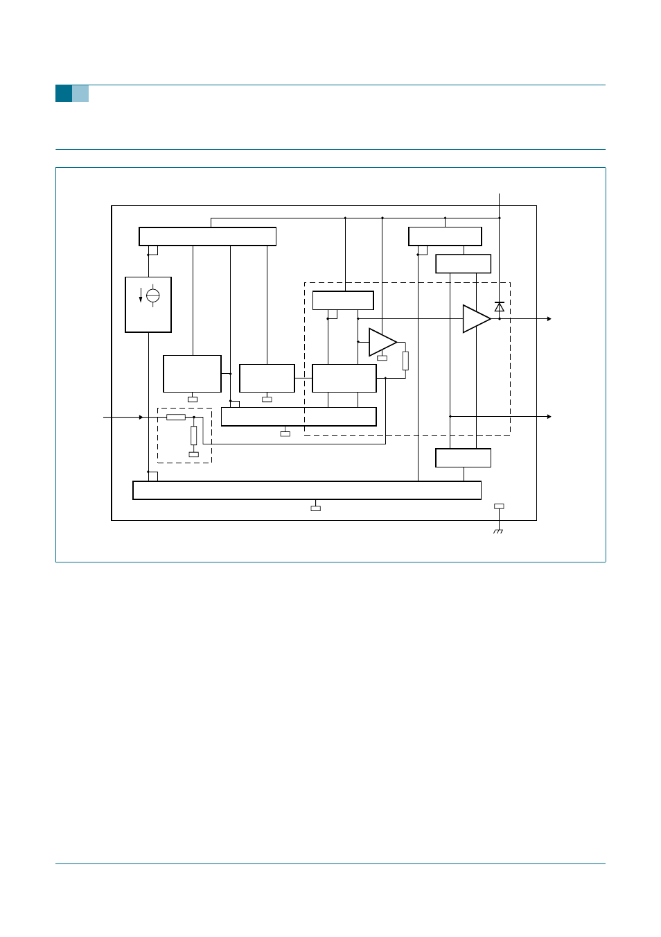 Block diagram, Tda6107ajf, Philips semiconductors | Triple video output amplifier | Philips TDA6107AJF User Manual | Page 2 / 16