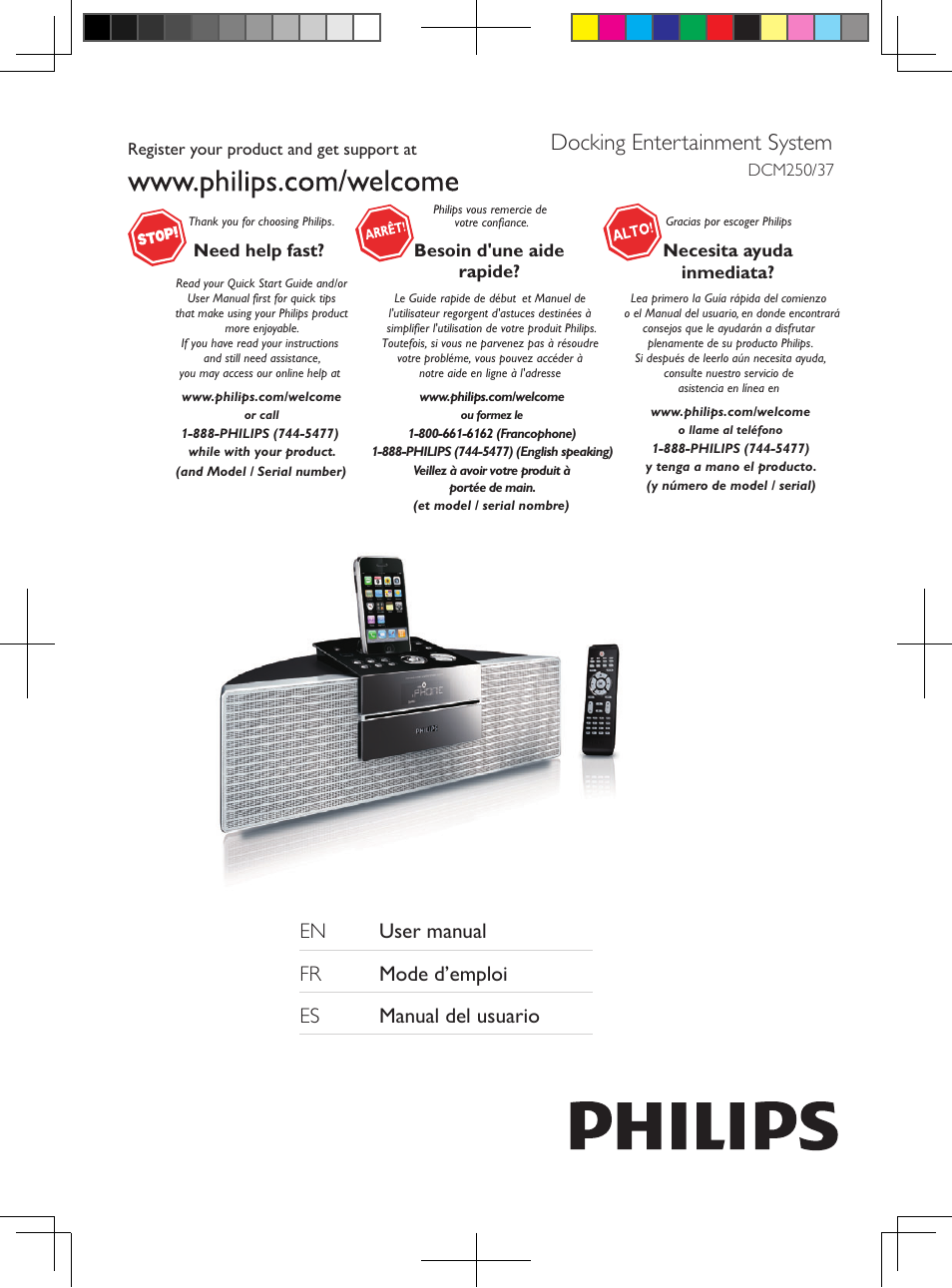 Philips DCM250/37 User Manual | 28 pages