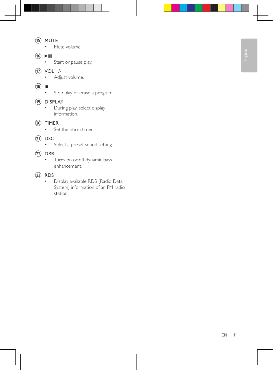 Philips DCM250/37 User Manual | Page 11 / 28