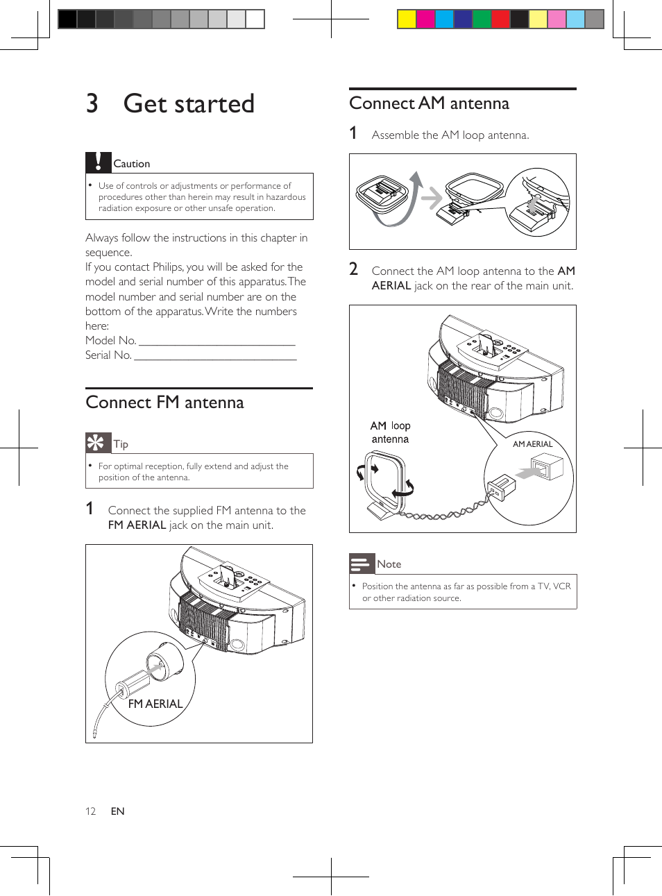 Philips DCM250/37 User Manual | Page 12 / 28