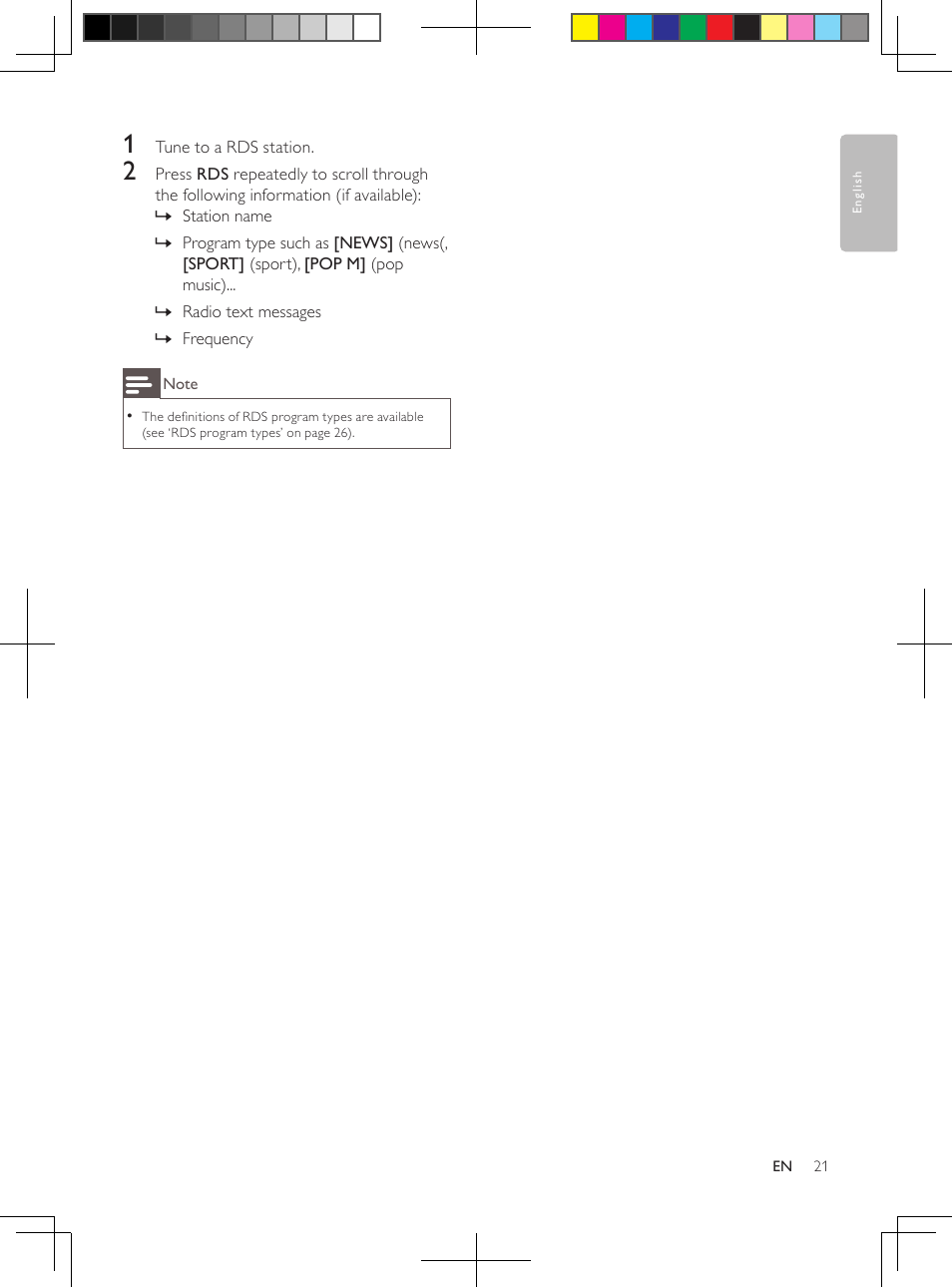 Philips DCM250/37 User Manual | Page 21 / 28