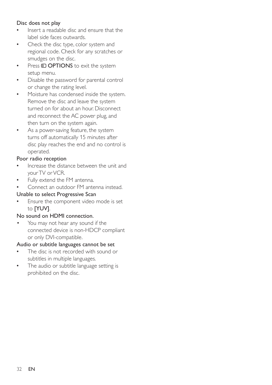 Philips HSB2351/98 User Manual | Page 31 / 36