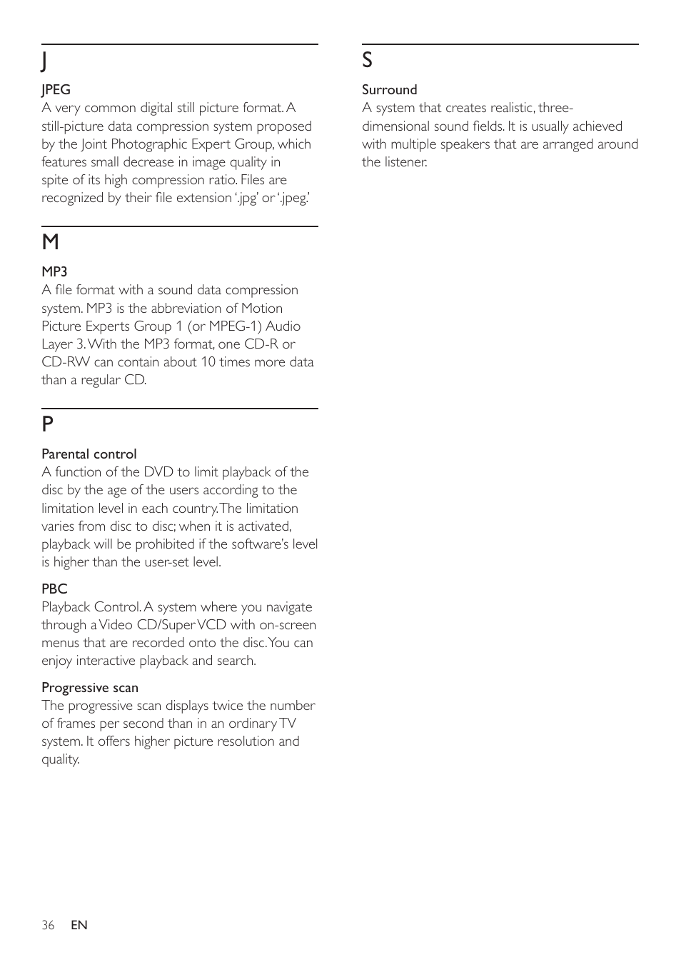 Philips HSB2351/98 User Manual | Page 35 / 36