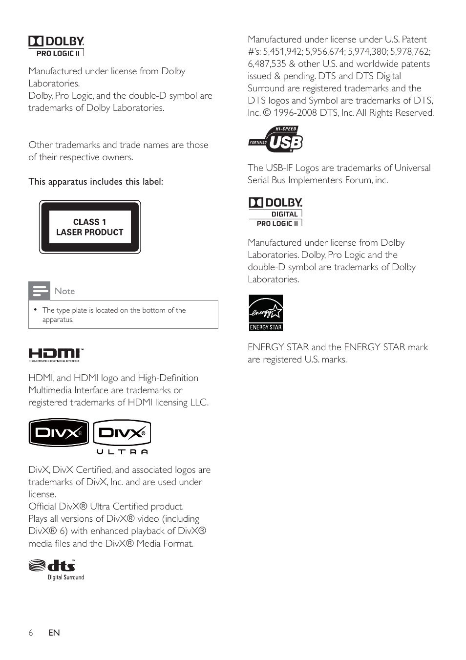 Philips HSB2351/98 User Manual | Page 5 / 36