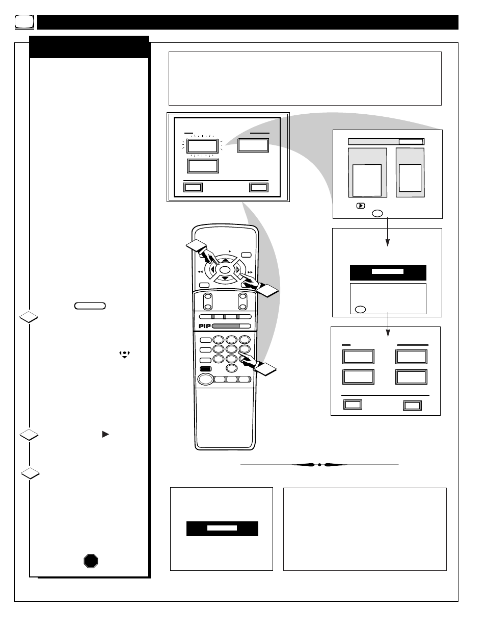 Eature, Ontrols, Continued | Parental control content advisory | Philips MAGNAVOX 9P5531C1 User Manual | Page 18 / 52