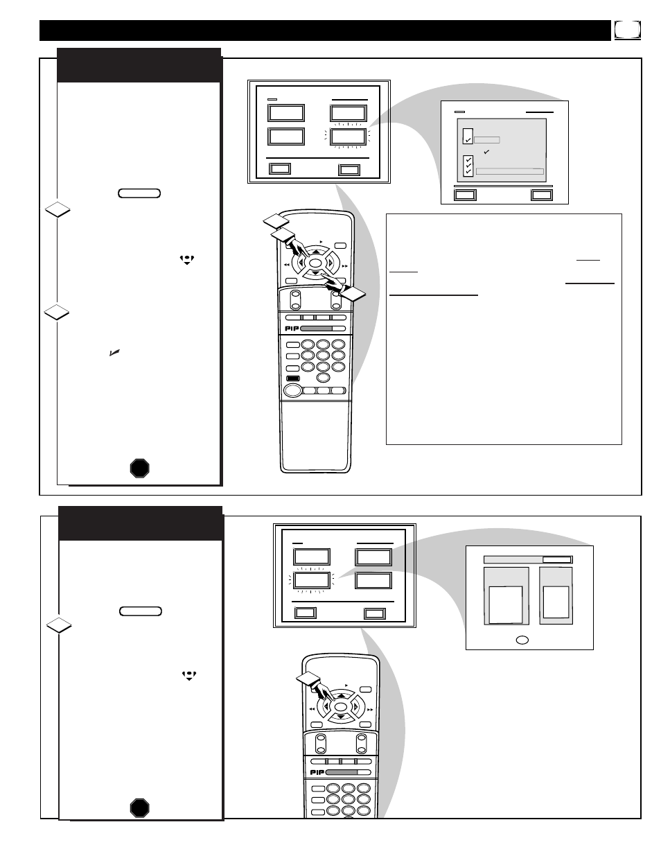 Eature, Ontrols, Continued | Content advisory review settings, Stop | Philips MAGNAVOX 9P5531C1 User Manual | Page 21 / 52