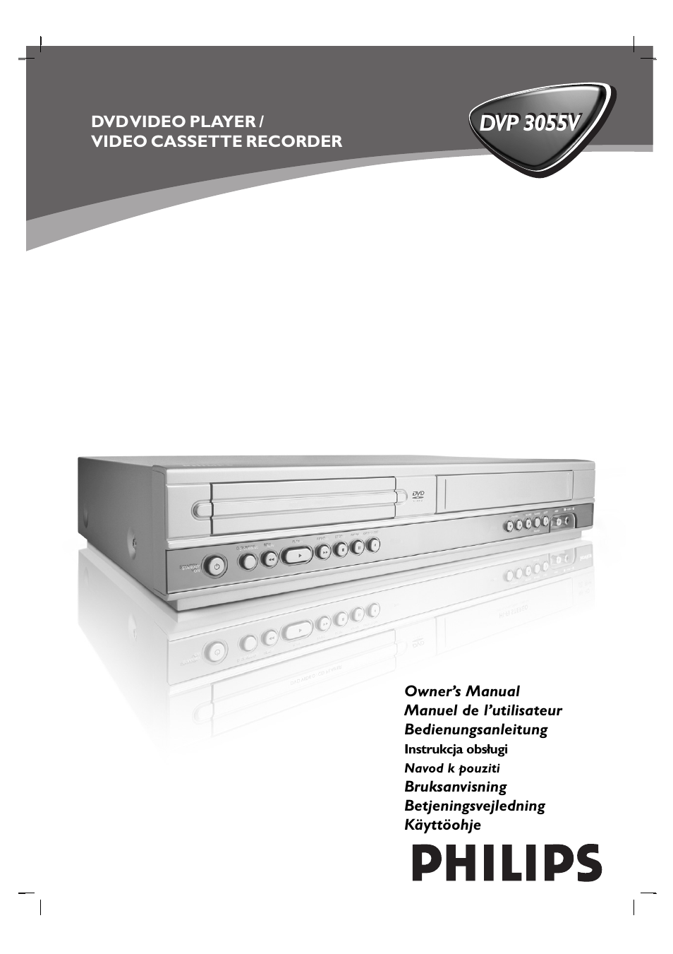 Philips DVP 3055V User Manual | 37 pages