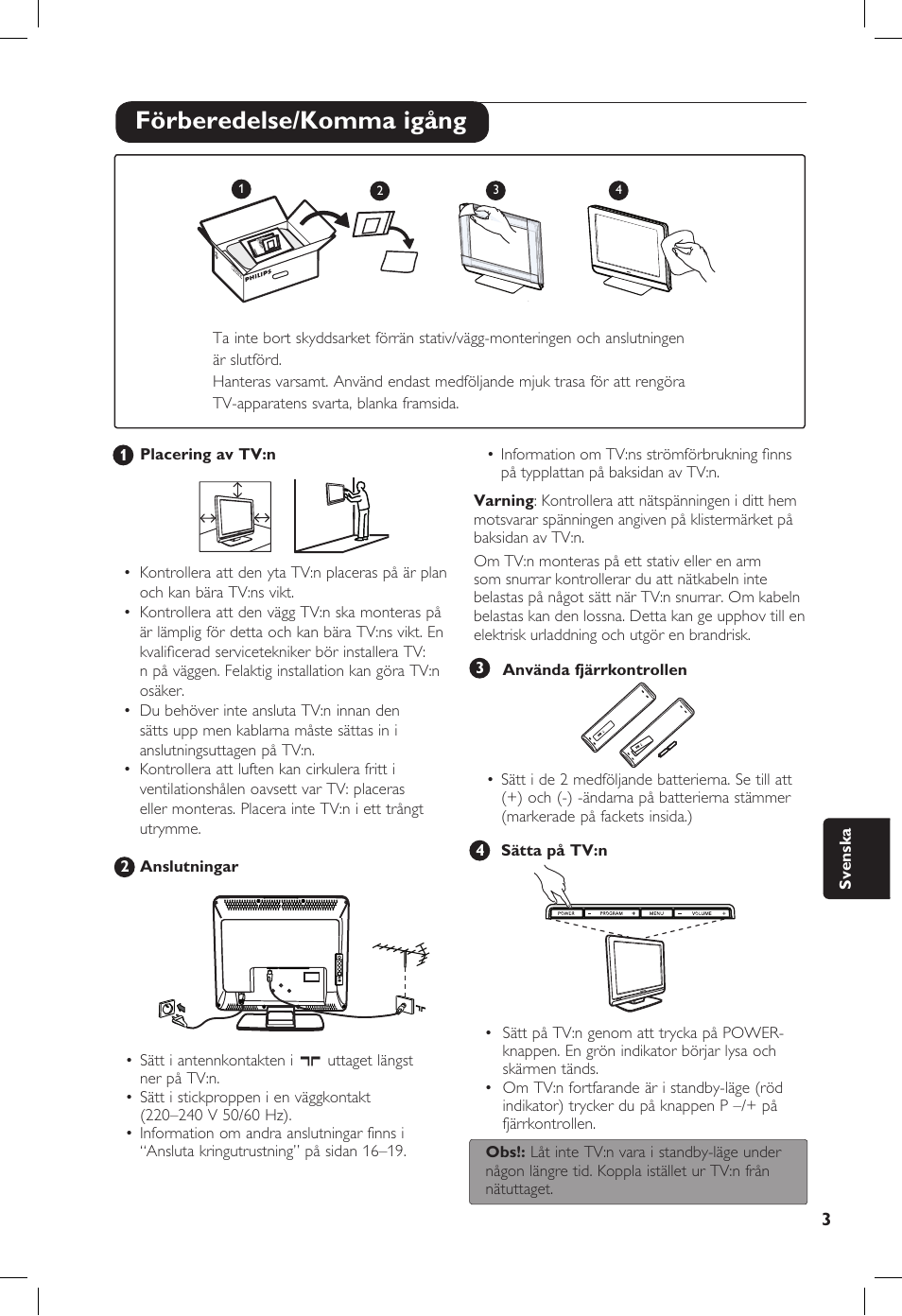 Förberedelse/komma igång | Philips 20PF User Manual | Page 185 / 272