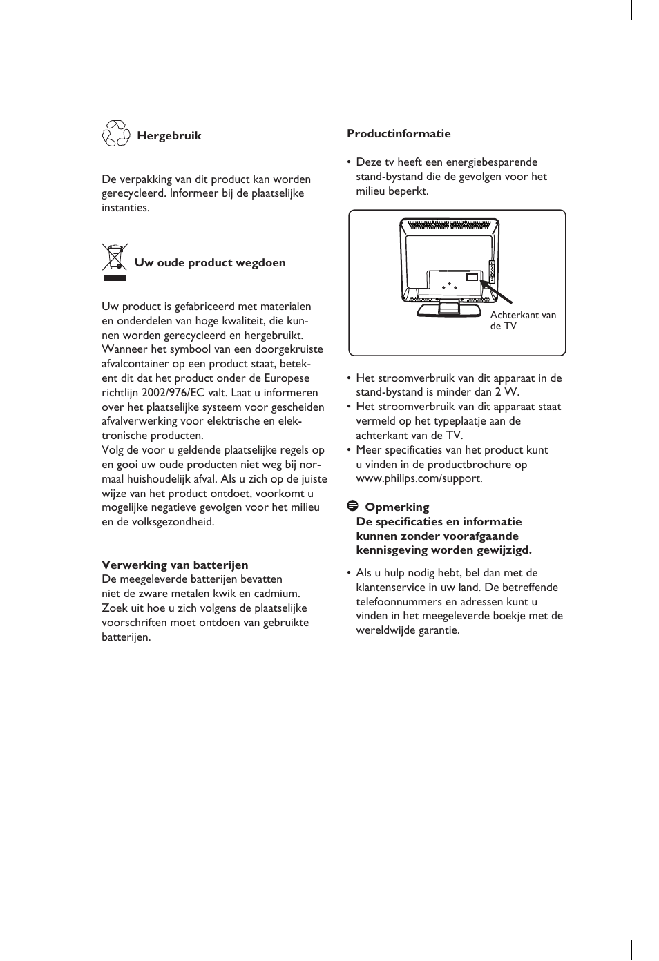 Philips 20PF User Manual | Page 50 / 272