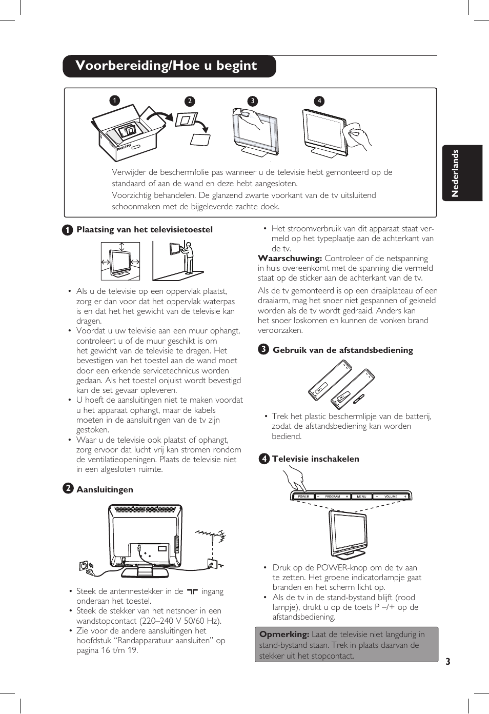 Voorbereiding/hoe u begint | Philips 20PF User Manual | Page 53 / 272