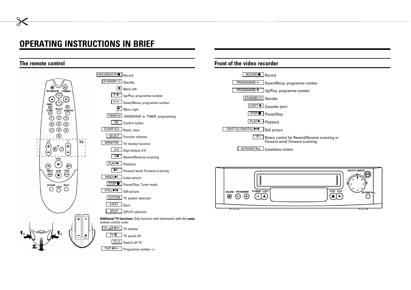 Philips VR675CG User Manual | 14 pages