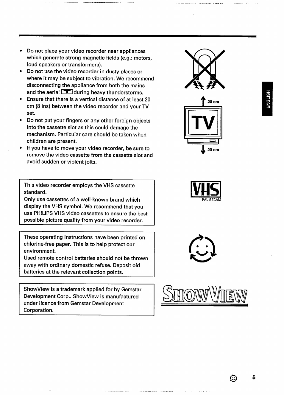 Philips VR237 User Manual | Page 7 / 50