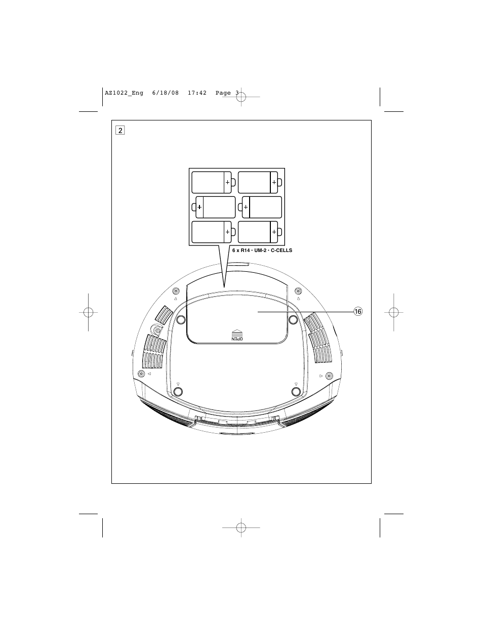 Philips AZ1022 User Manual | Page 3 / 15