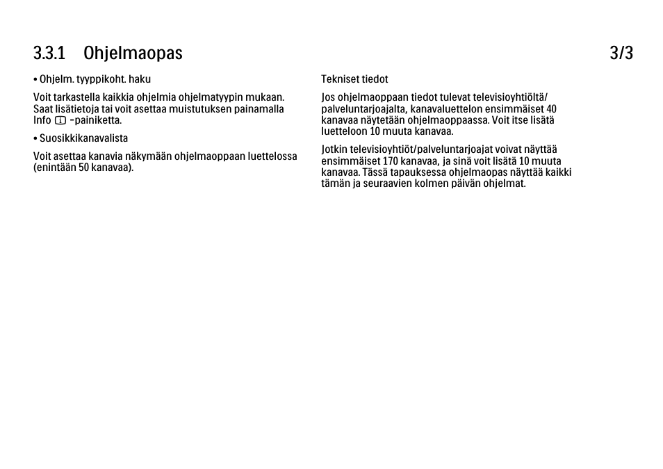 1 ohjelmaopas 3/3 | Philips FI KYTTOPAS 52PFL9704H User Manual | Page 126 / 262