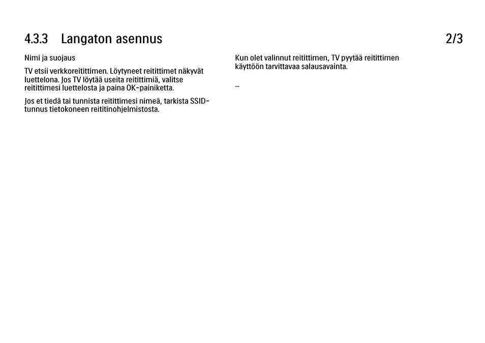 3 langaton asennus 2/3 | Philips FI KYTTOPAS 52PFL9704H User Manual | Page 171 / 262