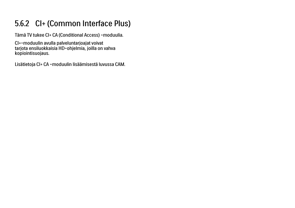 2 ci, 2 ci+ (common interface plus) | Philips FI KYTTOPAS 52PFL9704H User Manual | Page 235 / 262