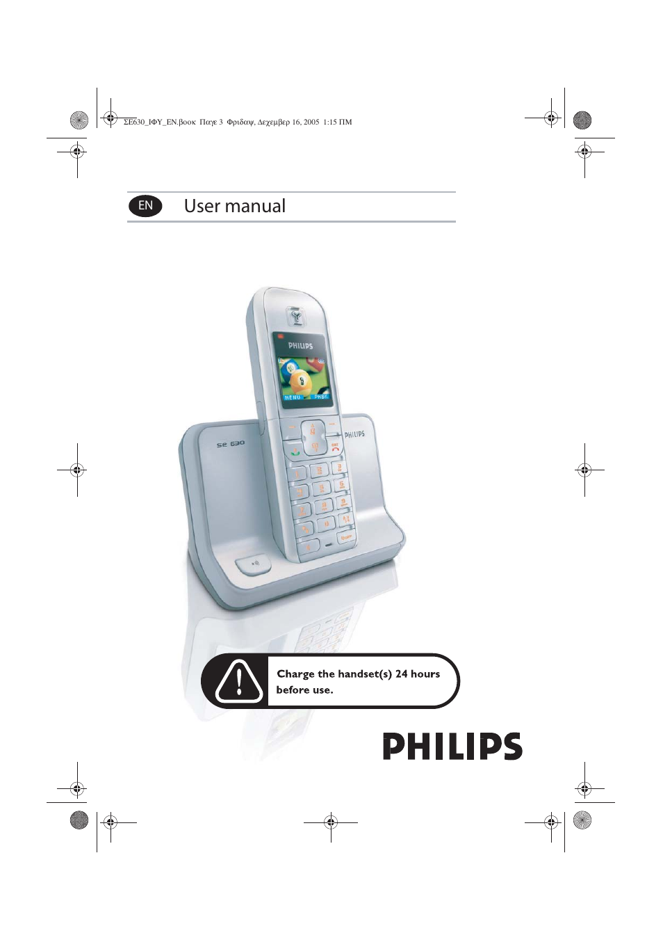 Philips SE630 User Manual | 55 pages