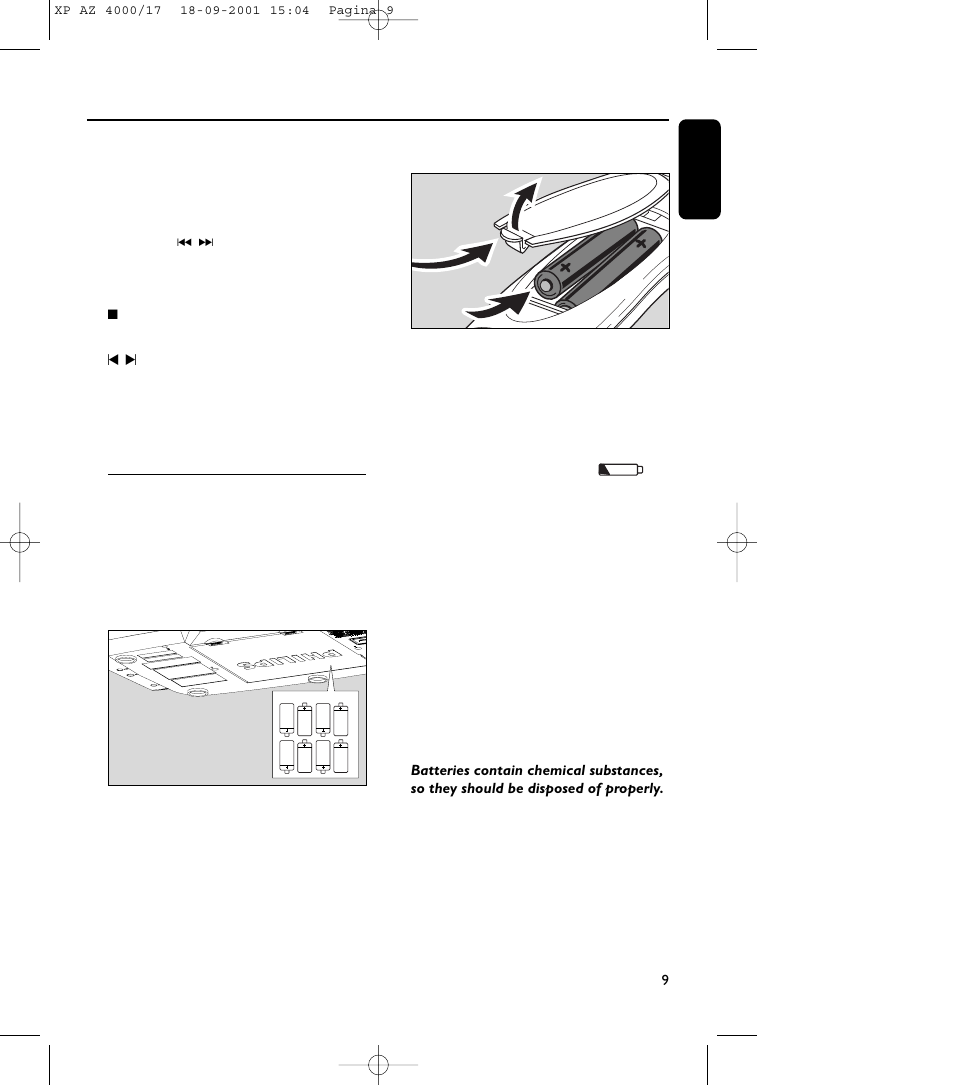 Controls power supply, Power supply | Philips EXPANIUM 4000AZ User Manual | Page 9 / 20