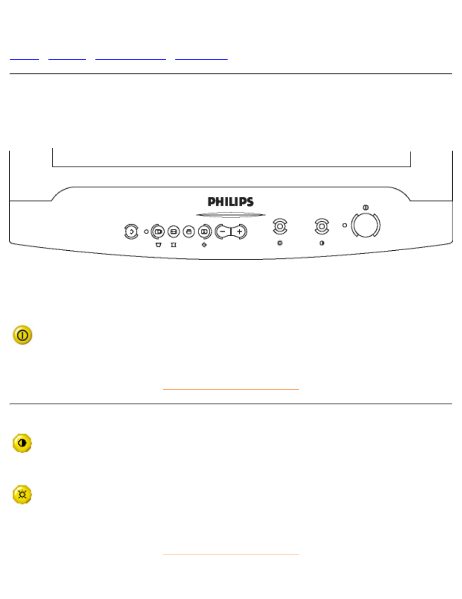 Front controls | Philips 105E User Manual | Page 11 / 54