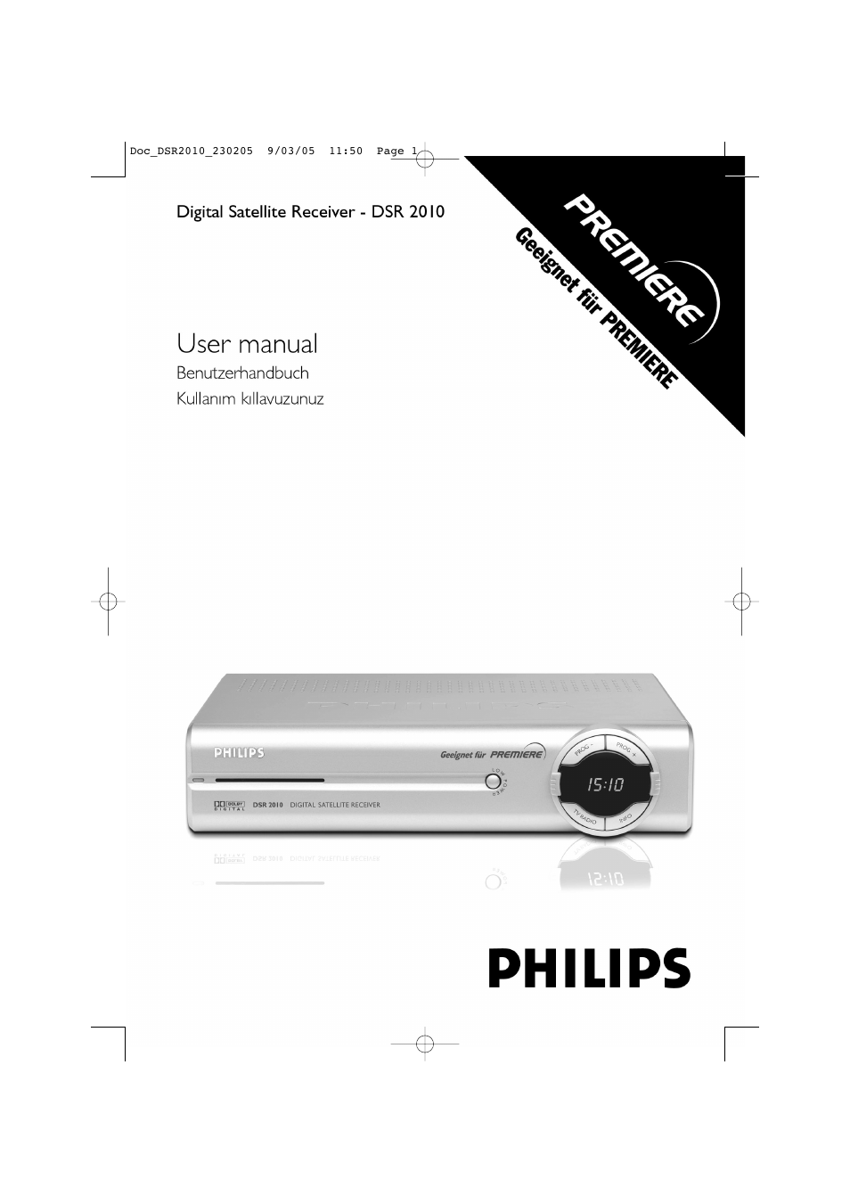 Philips DSR2010 User Manual | 49 pages