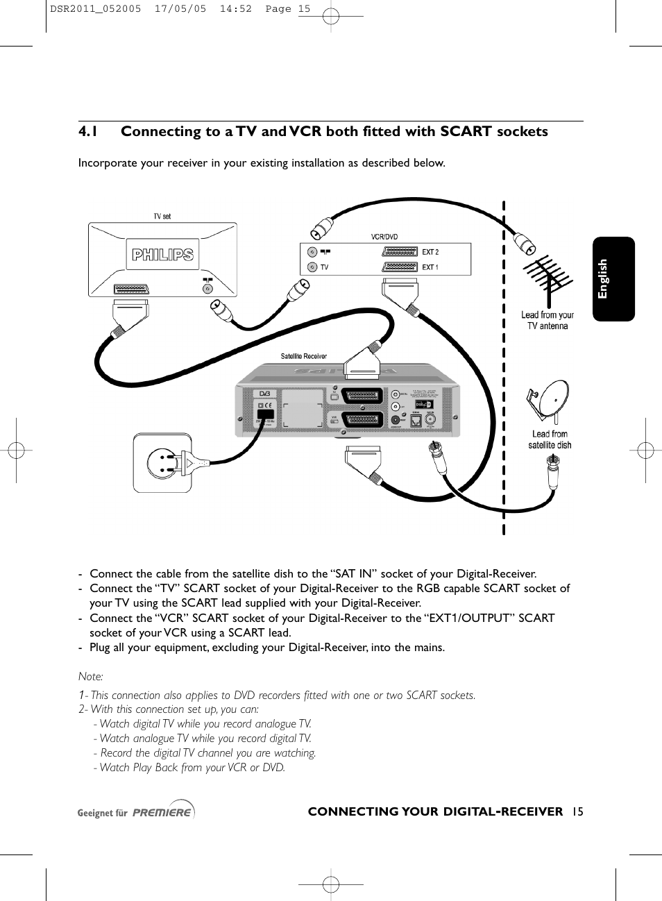 Philips DSR2010 User Manual | Page 15 / 49