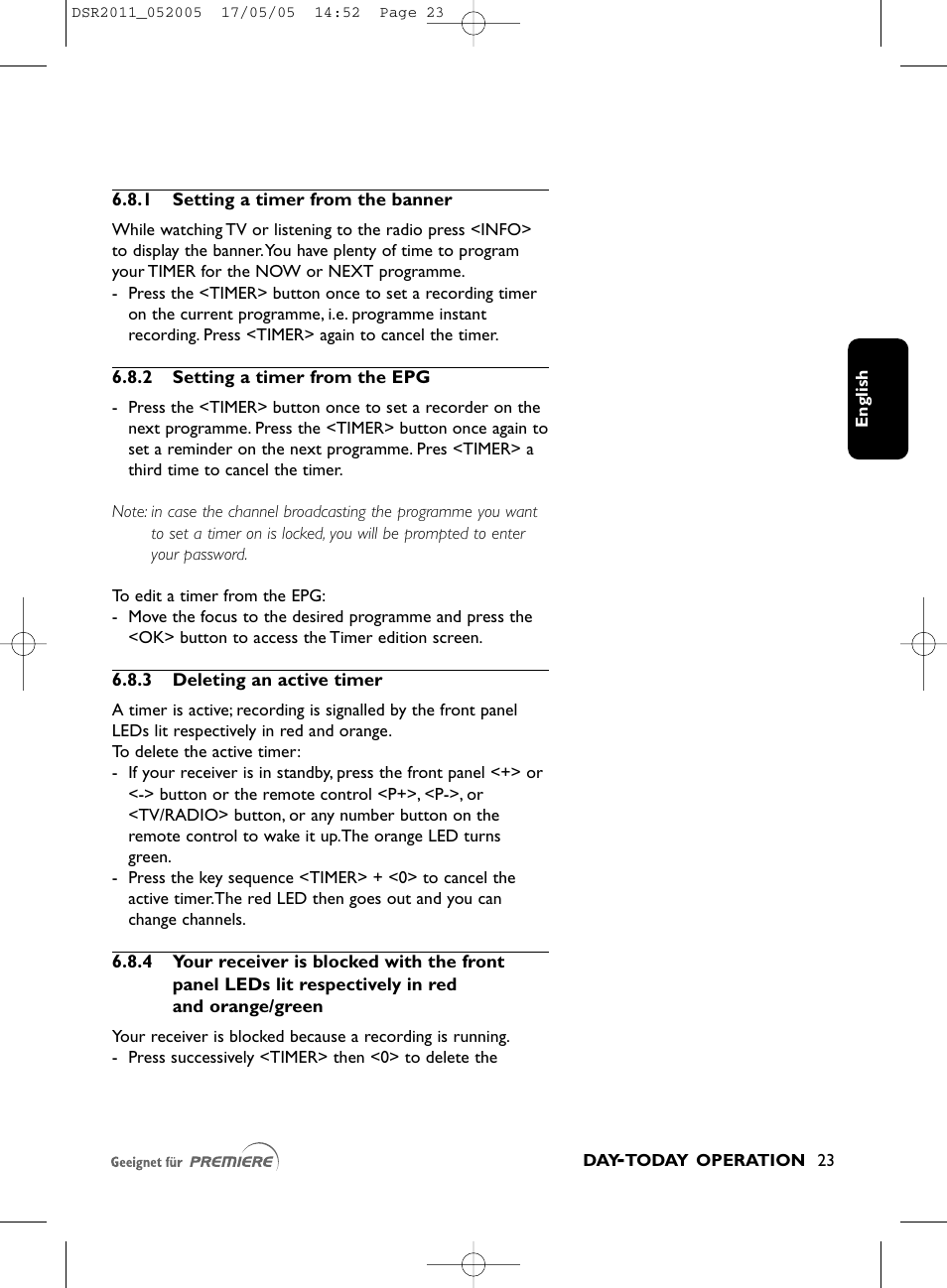 Philips DSR2010 User Manual | Page 23 / 49