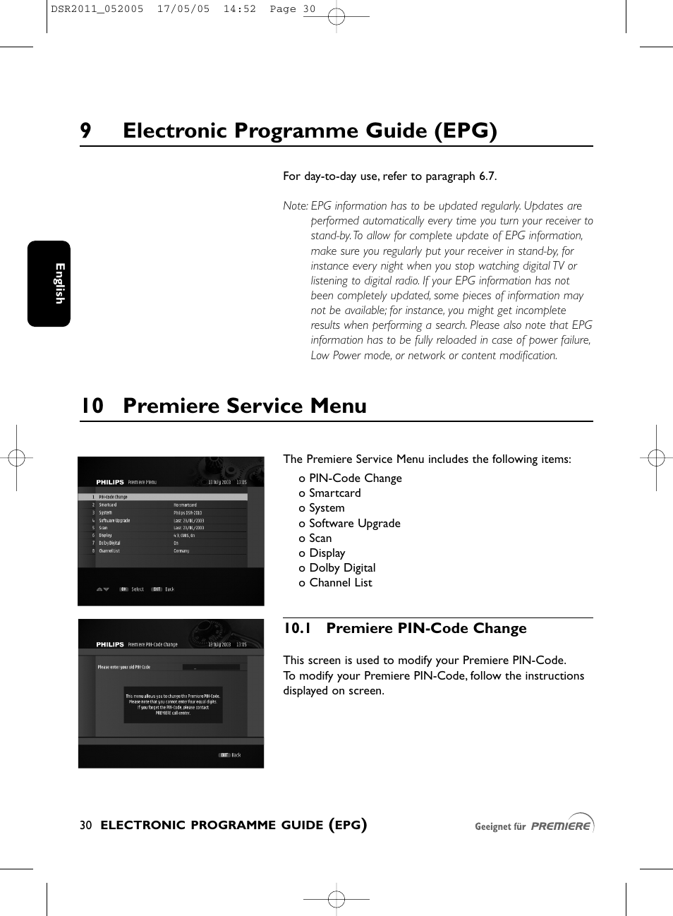 Philips DSR2010 User Manual | Page 30 / 49