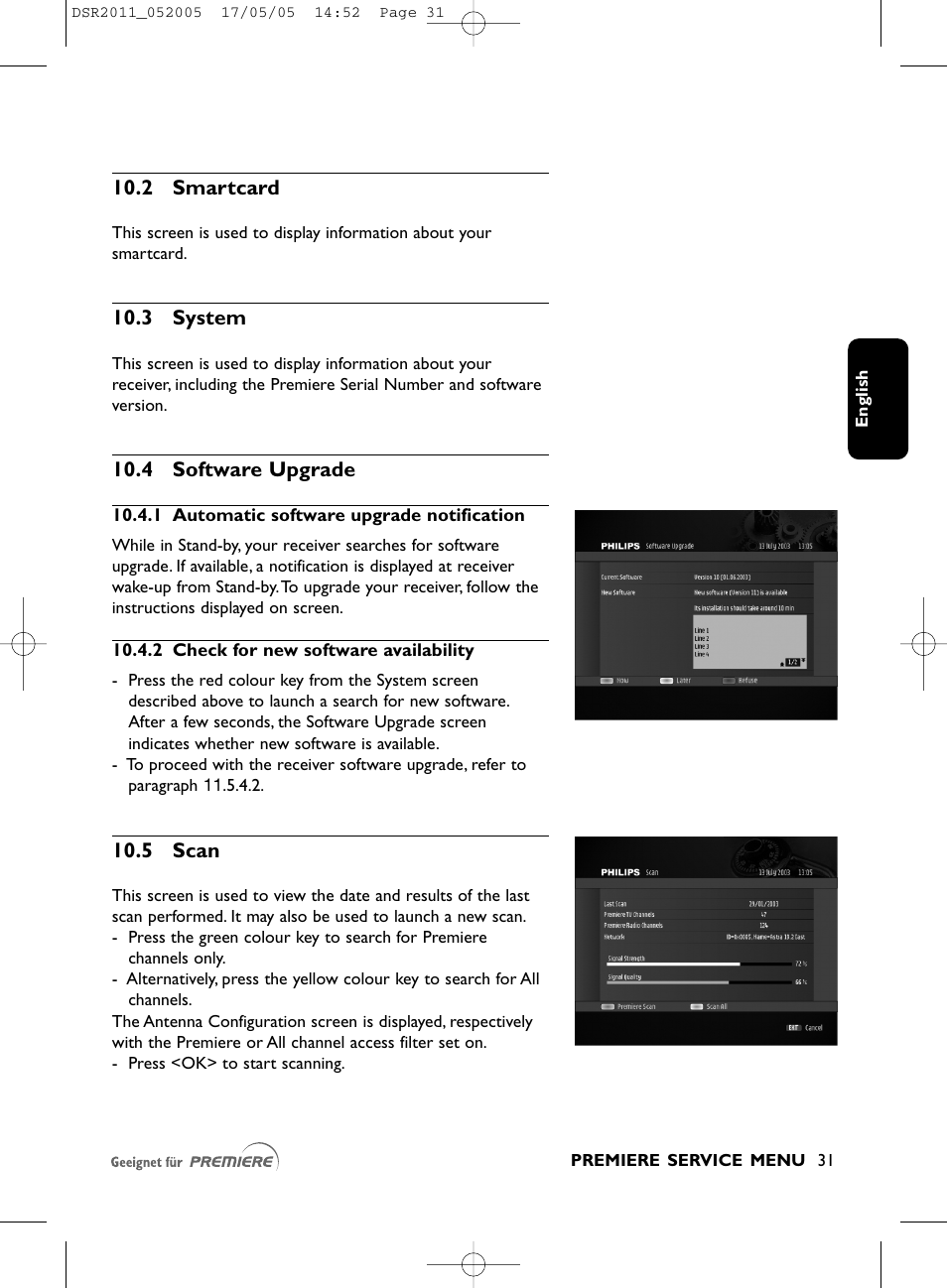 Philips DSR2010 User Manual | Page 31 / 49