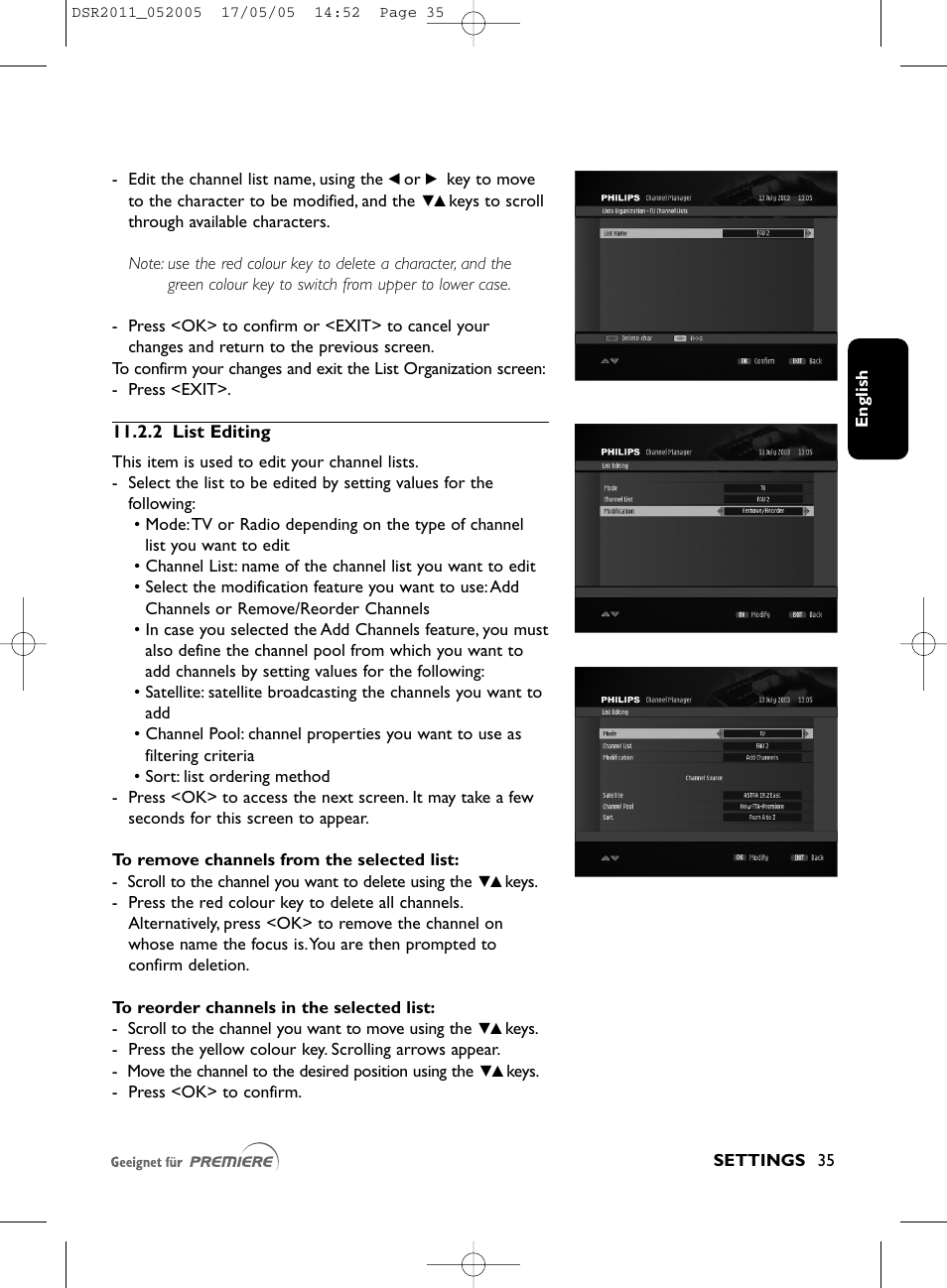 Philips DSR2010 User Manual | Page 35 / 49