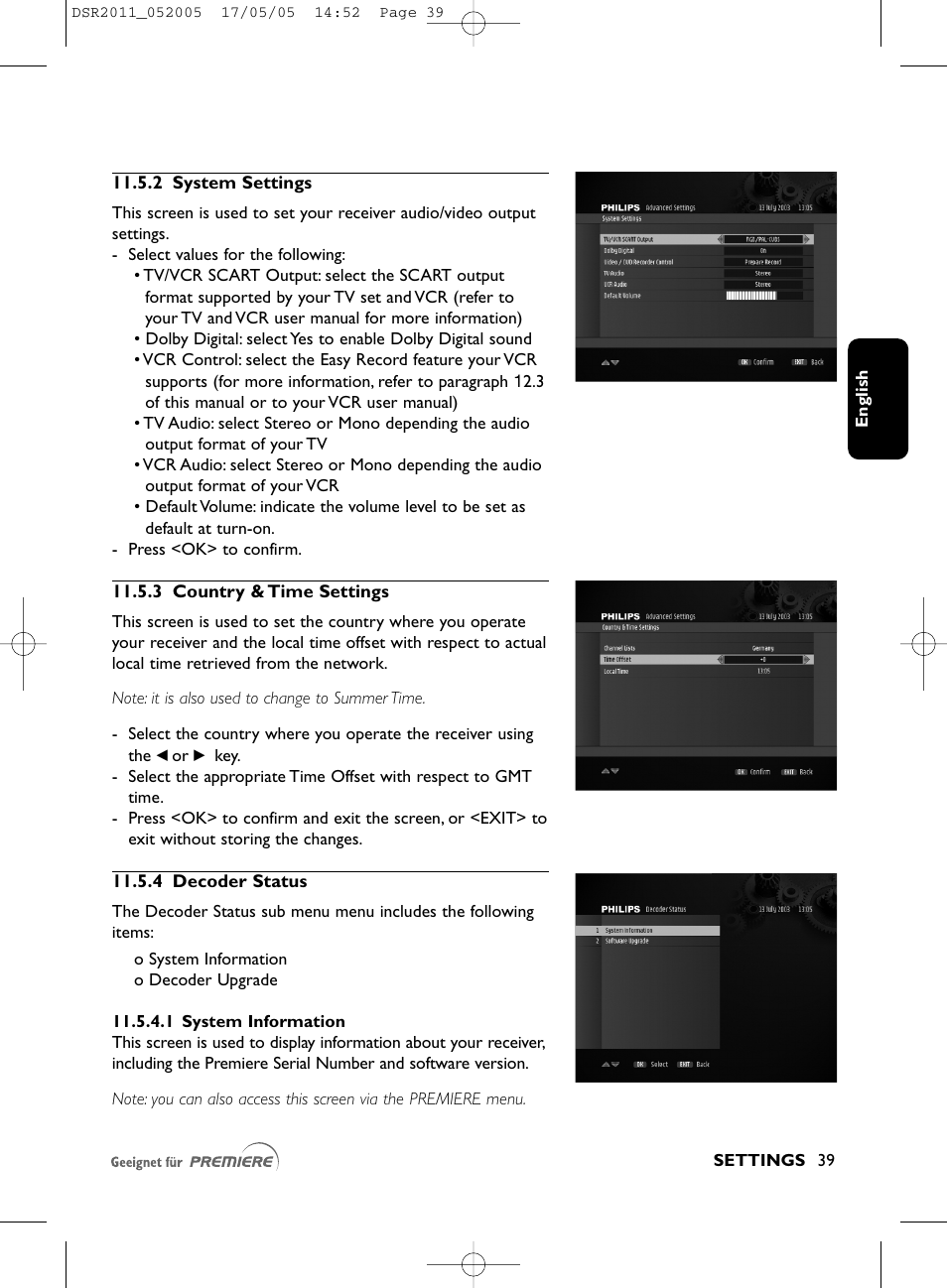 Philips DSR2010 User Manual | Page 39 / 49