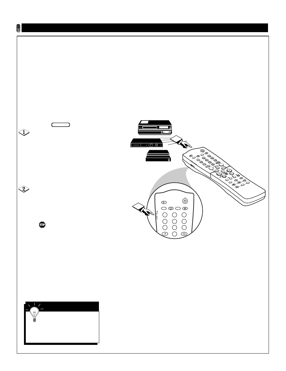 Tv r, Etting the, Emote to | Ccessory, Evices | Philips 60P8288 User Manual | Page 42 / 56