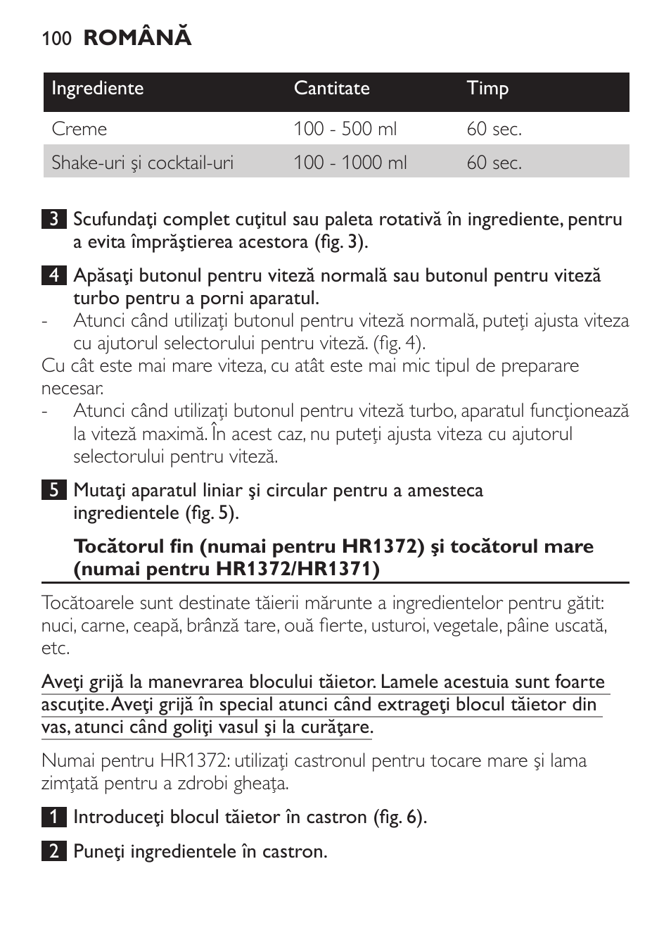 Philips HR1371 User Manual | Page 100 / 156
