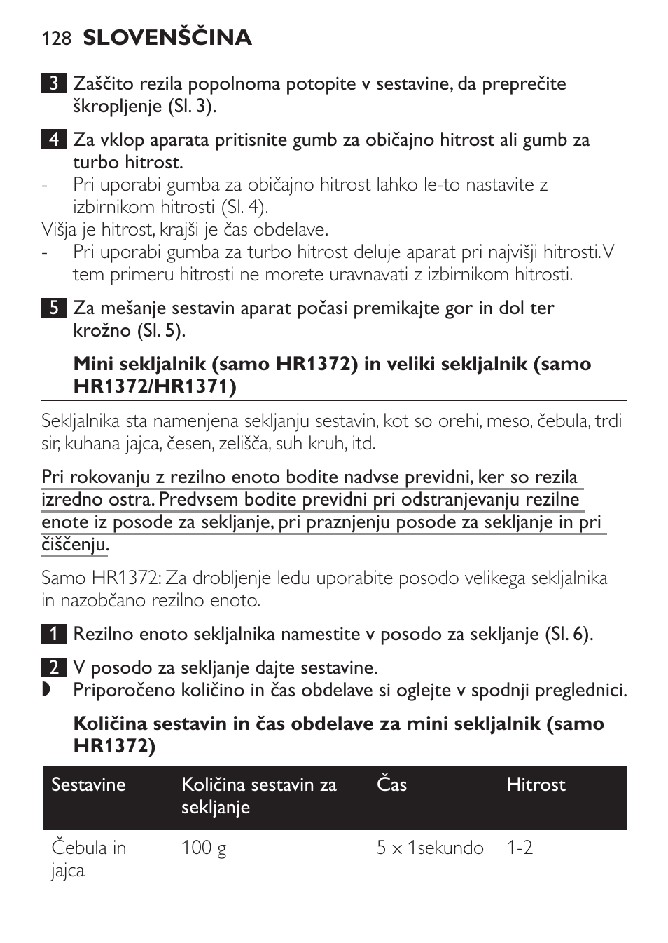 Philips HR1371 User Manual | Page 128 / 156