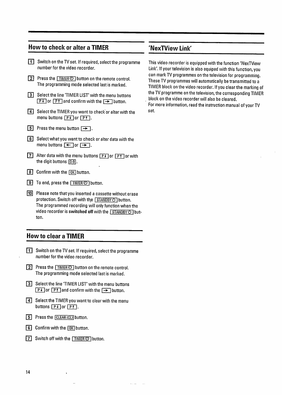 How to clear a timer | Philips VR800 User Manual | Page 18 / 28