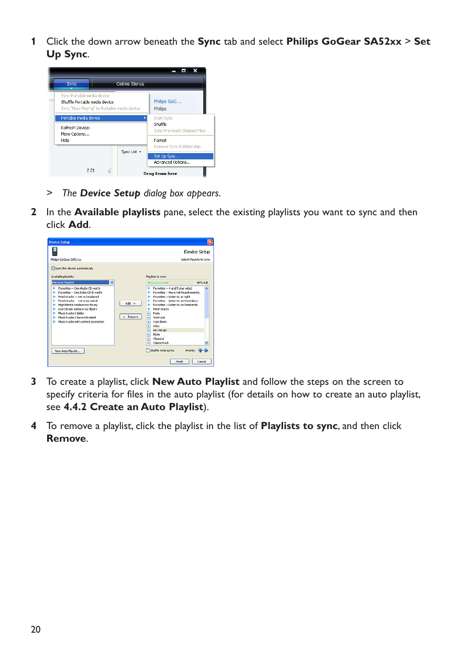 Philips SA5225 User Manual | Page 23 / 50