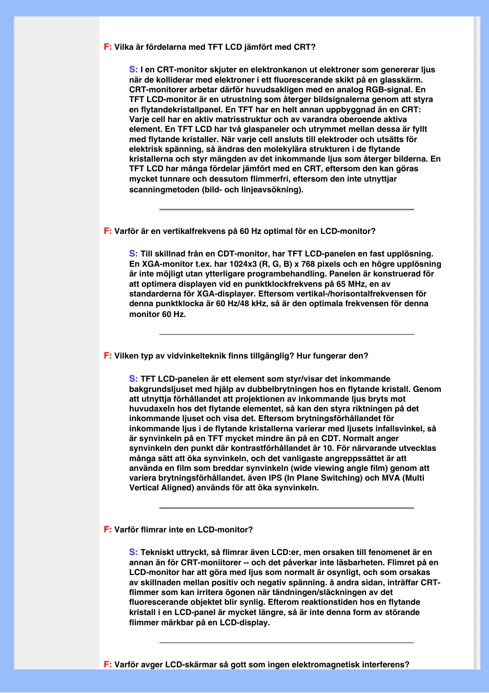 Philips 220EW8 User Manual | Page 10 / 88